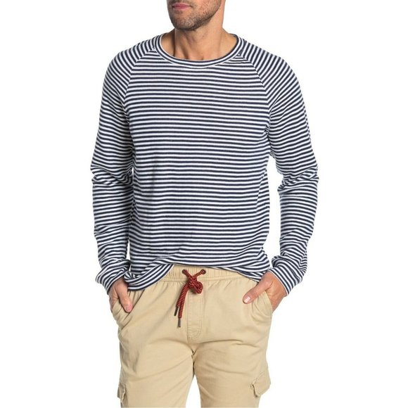 Onia Other - Onia Men’s Raglan Stripe Lightweight Sweatshirt